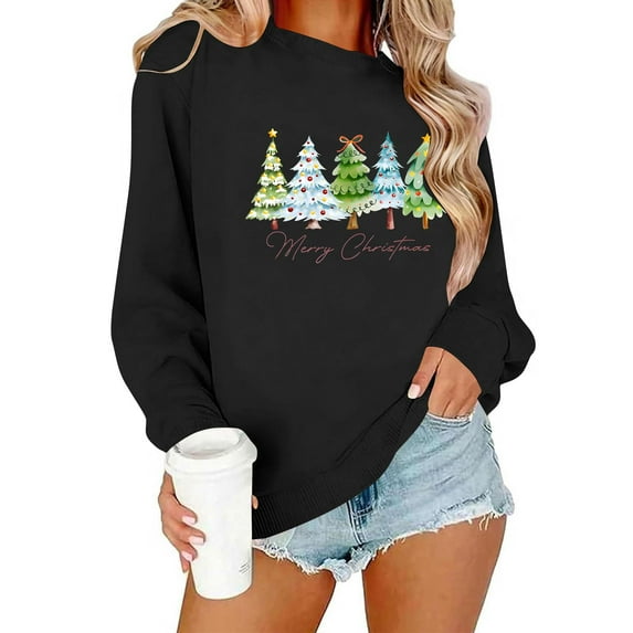 Women's Round Neck St. Patrick's Day Printed Long Sleeved Top Sweatshirts