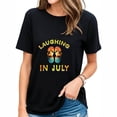 thumbnail image 1 of Women's Round Neck Tee with Fun Graphics, 1 of 3