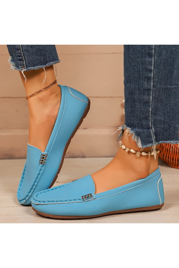 Women's Round Toe Ballet Flats Comfortable Bow Dressy Flats Shoes for Women Versatile Cool Eye-Catching Lightweight Shallow Round Toe Fall And Winter Style Comfortable Flat Shoes Sky Blue 42