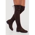 thumbnail image 1 of Women's Round Toe Side Zip Over The Knee Boots, 1 of 6