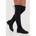 thumbnail image 1 of Women's Round Toe Side Zip Over The Knee Boots, 1 of 6