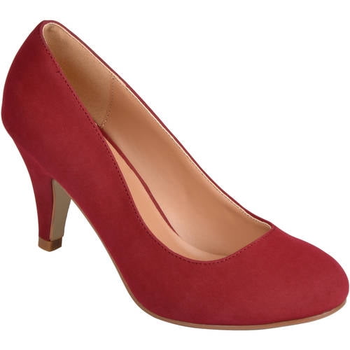 Women's Round Toe Solid Color Pumps