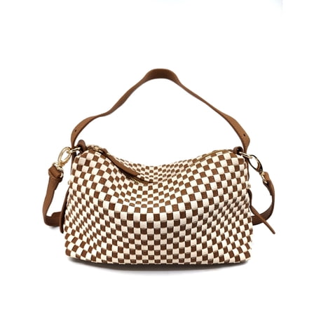 Women's Rounded Woven Bum Bag Crossbody Bag