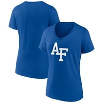 Women's Royal Air Force Falcons Team Logo V-Neck T-Shirt