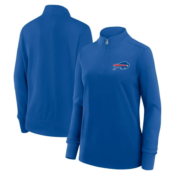 Women's Logo Athletic Royal Buffalo Bills Velocity Quarter-Zip Jacket