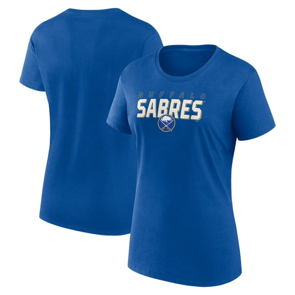 Women's Logo Athletic Royal Buffalo Sabres Launch Scoop Neck T-Shirt
