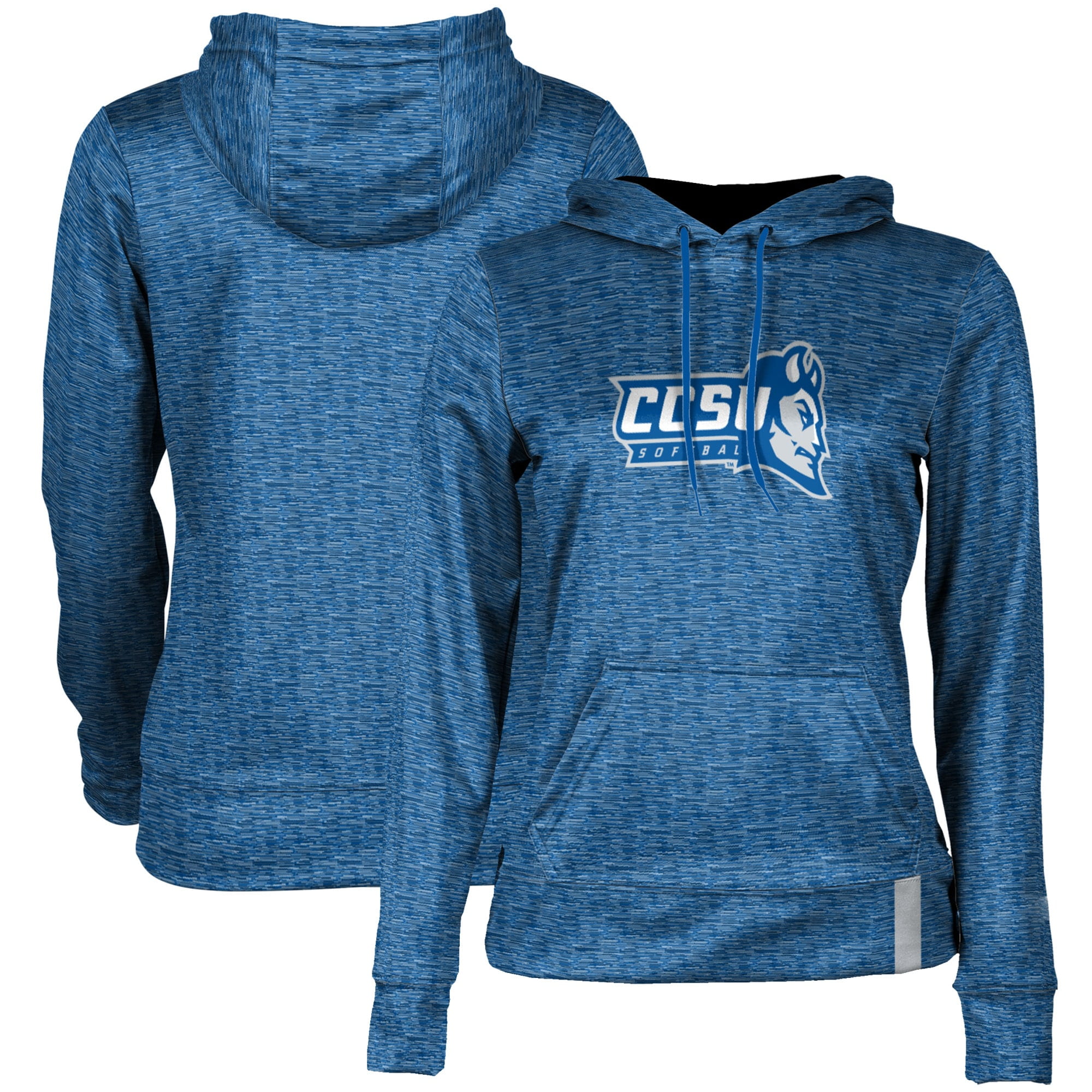 Women s Blue Texas A M Corpus Christi Islanders Spirit Squad Pullover Hoodie Walmart