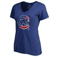 thumbnail image 1 of Women's Royal Chicago Cubs X-Ray V-Neck T-Shirt, 1 of 3