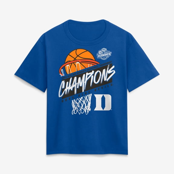 Women's Royal Duke Blue Devils 2026 ACC Women's Basketball Tournament Champions T-Shirt