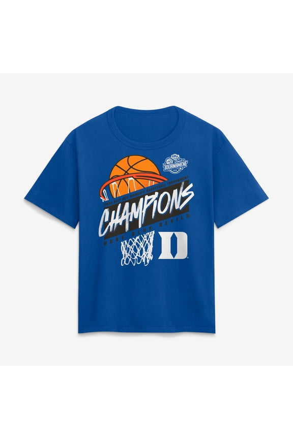 Women's Royal Duke Blue Devils 2026 ACC Women's Basketball Tournament Champions T-Shirt