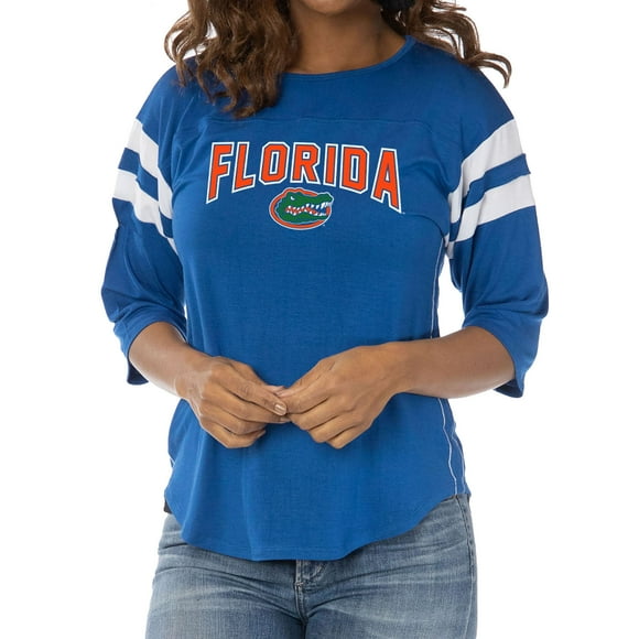 Women's Royal Florida Gators Abigail Oversized Jersey T-Shirt