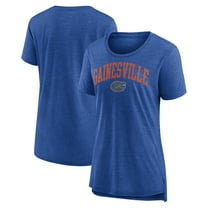 Women's Royal Florida Gators Arched City Tri-Blend T-Shirt