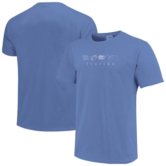 Women's  Royal Florida Gators Comfort Colors T-Shirt