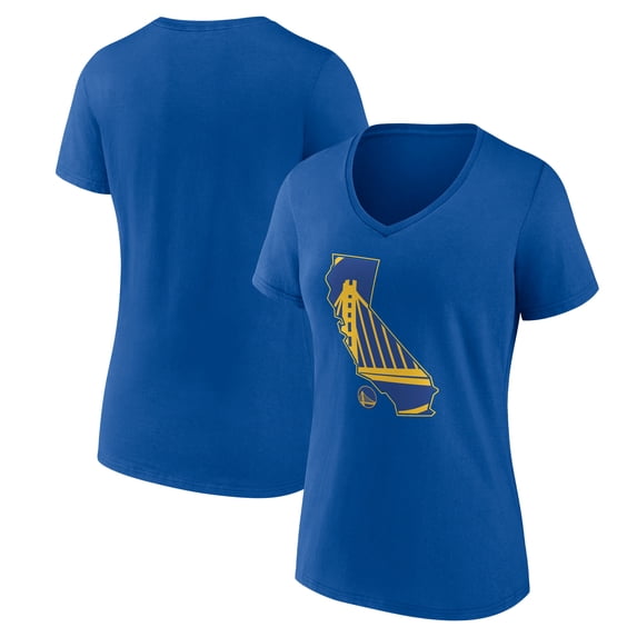Women's Royal Golden State Warriors Core Hometown Launch V-Neck T-Shirt