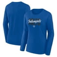 thumbnail image 1 of Women's Logo Athletic Royal Indianapolis Colts Grip Long Sleeve T-Shirt, 1 of 3