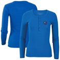 thumbnail image 1 of Women's Royal Kannapolis Cannon Ballers Harper Henley Long Sleeve T-Shirt, 1 of 3