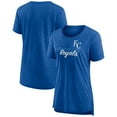 thumbnail image 1 of Women's Royal Kansas City Royals Practice Time Tri-Blend T-Shirt, 1 of 3