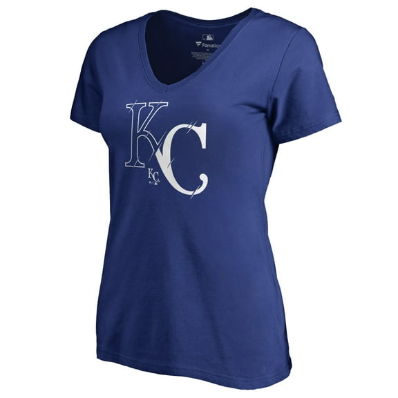 Women's Royal Kansas City Royals X-Ray V-Neck T-Shirt