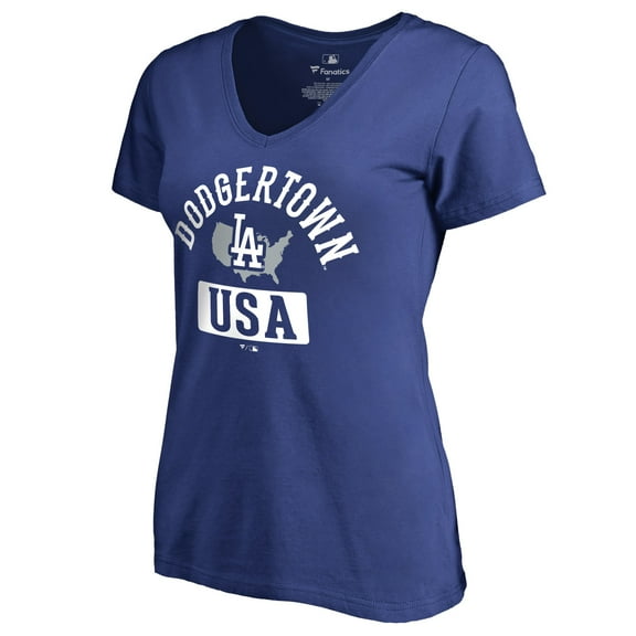Women's Royal Los Angeles Dodgers Hometown Collection Dodgertown T-Shirt