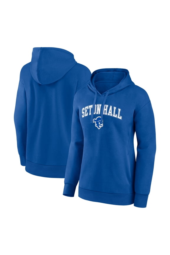 Women's Royal Seton Hall Pirates Campus Pullover Hoodie