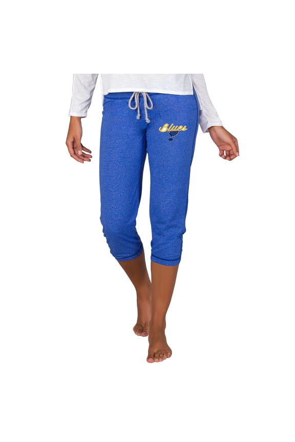 Women's Royal St. Louis Blues Quest Knit Capri Pants