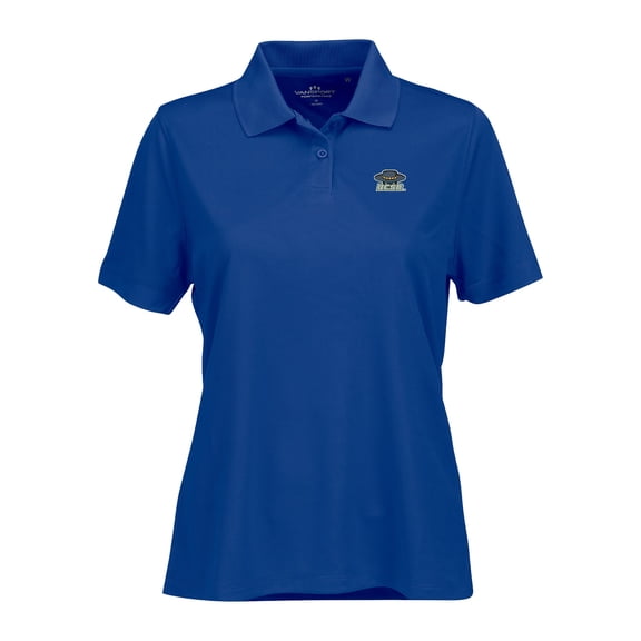 Women's Royal UC Santa Barbara Gauchos Vansport Omega Plus Size Tech Polo