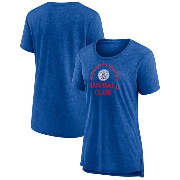 Women's Royal Washington Senators Selected First Tri-Blend T-Shirt