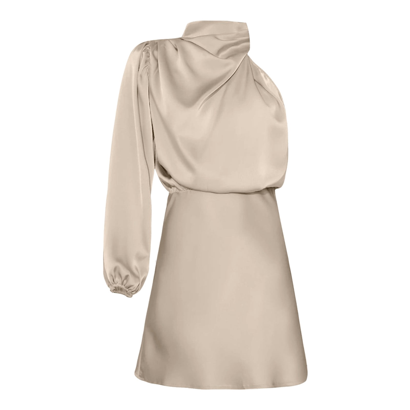 Okiwam Women's Off Shoulder Ruched Bodycon Dress - Sleeveless Party Club Cocktail Mini Dress