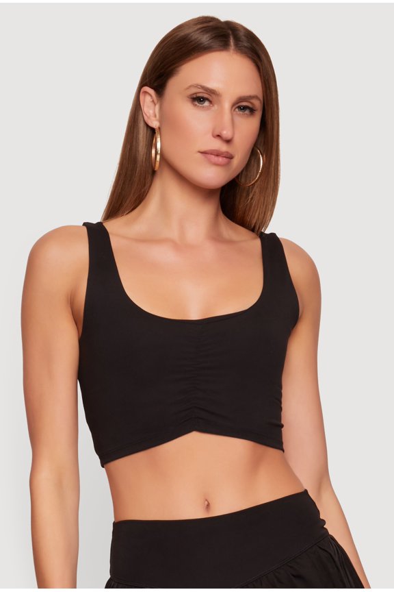 Women's Ruched Front Sports Bra