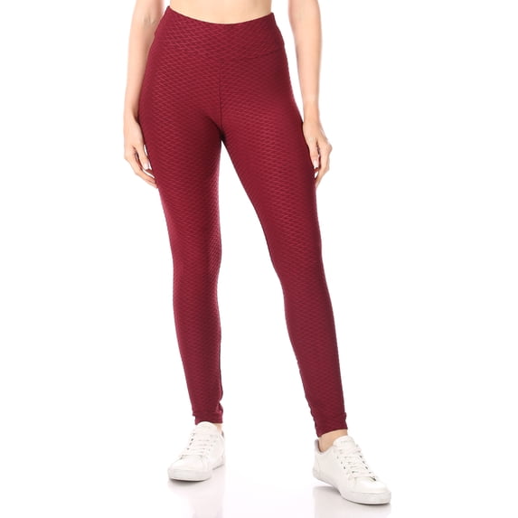 Women's Ruched High Waist Workout Running Yoga Leggings with Pockets