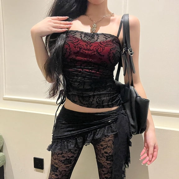 Women's Ruched Lace Top Drawstring Sleeveless Clubwear Sexy Gothic Tops Business Tops Women 40 Top Birthday Women Corset Top with Sleeves Must Haves for Women Mens Running Barbell Tops Womens 1x