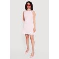 thumbnail image 1 of Women's Ruched Side Boat Neck Mini Dress, 1 of 3