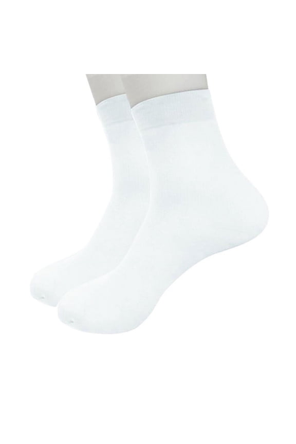 Women’s Ruffle Ankle Socks, Soft Breathable Lettuce Crew Socks,Cute Quarter Sock (white)