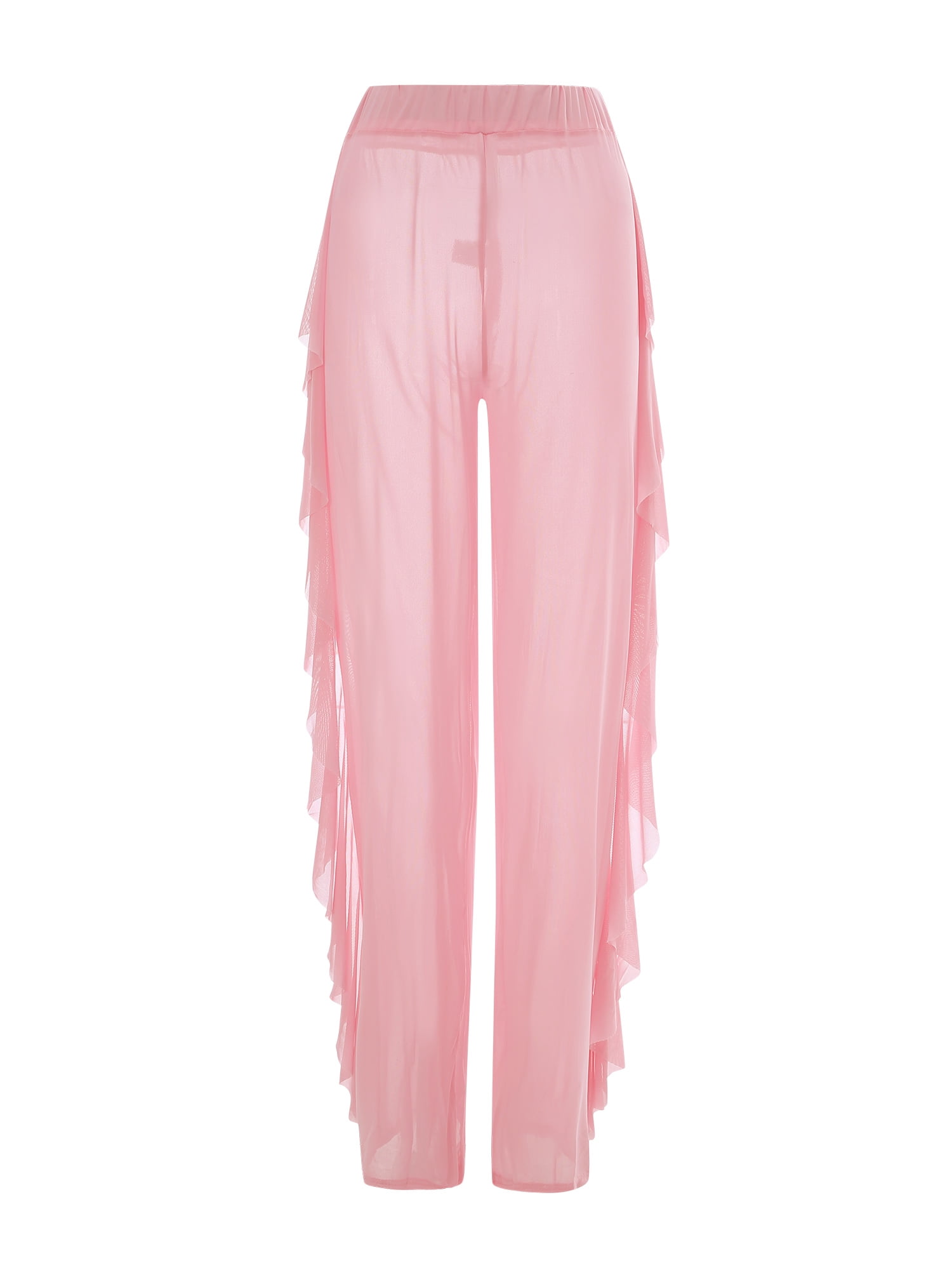 Damen Spitze Transparente Hose - Weite Beach Pants Für Festival & Strand Cover Up