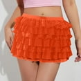 thumbnail image 1 of Women's Ruffle Shorts Lace Lolita Elastic Waist Bow Front Shorts Micro Boyshorts Floor Length Skirt Women Ruched Ruffle Skirt Girls Skirt Cow Skirt Women Wrap Skirt Pleated Tennis Skirt Long Skirt, 1 of 3