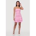 thumbnail image 1 of Women's Ruffle Tiered Hem Short Dress, 1 of 3