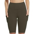 thumbnail image 1 of Women's Running Biker Shorts with Side Pockets High Waisted, 1 of 6