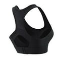 thumbnail image 1 of Women's Running Medium Support Bra Racer Back Compression Sports Bra High Impact Underwear No Rims Sports Bras, 1 of 1