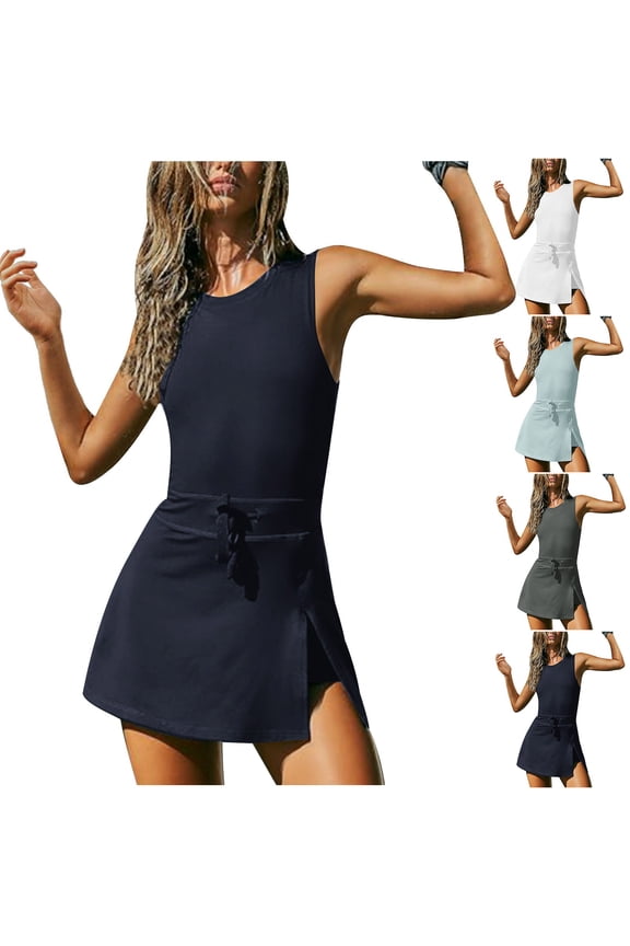 Women's Running Onesie Workout Romper Outfits Exercise Jumpsuits Gym Yoga Athletic Wear Activewear for Women | Aestivo,Light Blue L