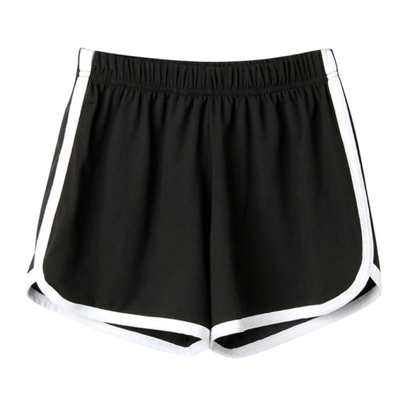 Women's Running Shorts Dolphin Hem Casual Athletic Short Pants Elastic Waist Yoga Dance Sport Lounge Outfits