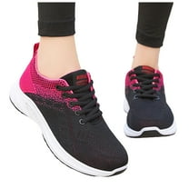 Women's Running Walking Tennis Shoes Breathable Mesh Lace up Athletic Workout Gym Trainer Sports Sneakers