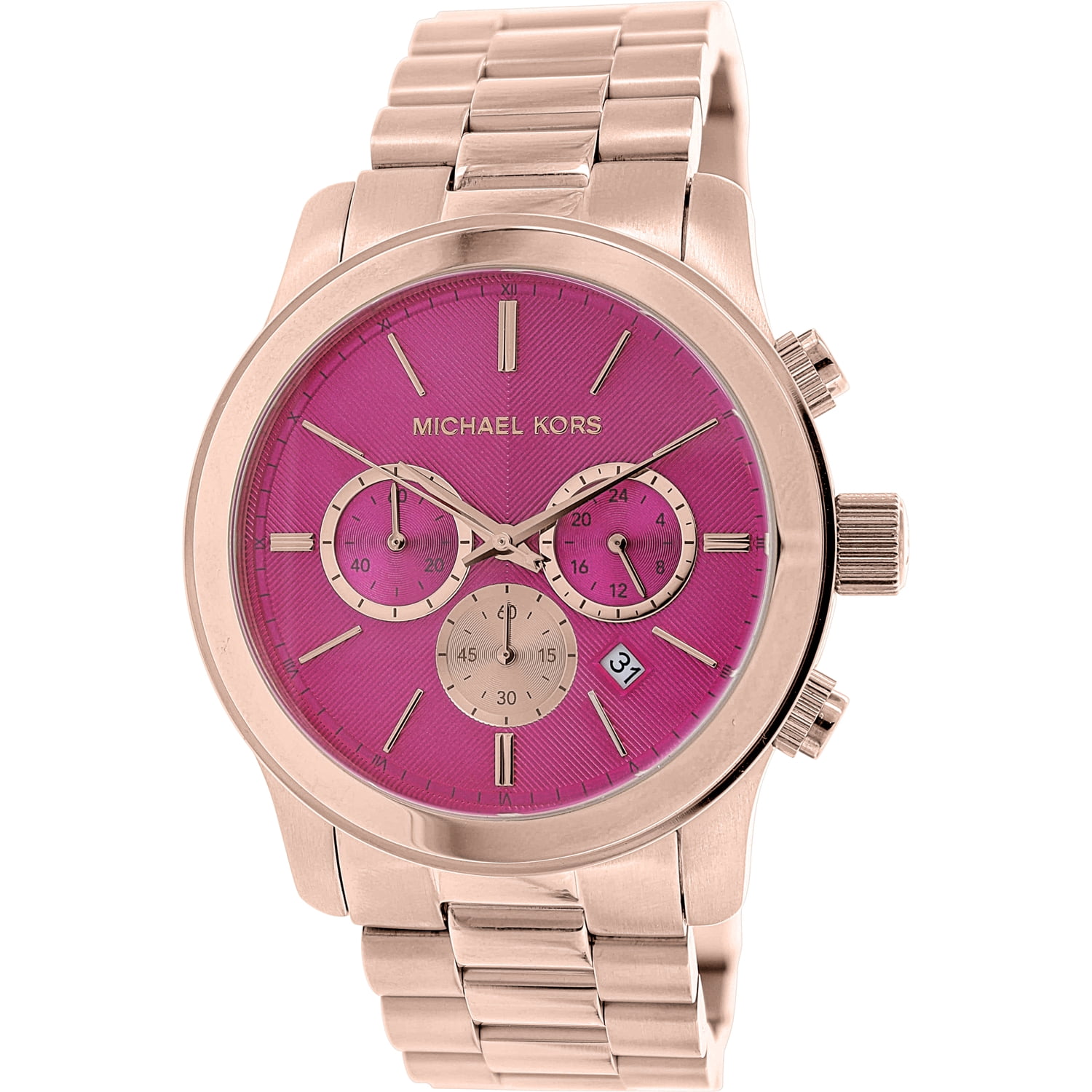 Women's Runway MK5931 Rose-Gold Stainless-Steel Quartz Watch