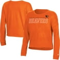thumbnail image 1 of Women's Russell Orange Oregon State Beavers Fashion Cropped Long Sleeve T-Shirt, 1 of 3