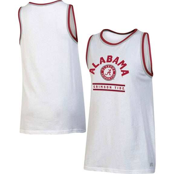 Women's Russell White Alabama Crimson Tide Tank Top