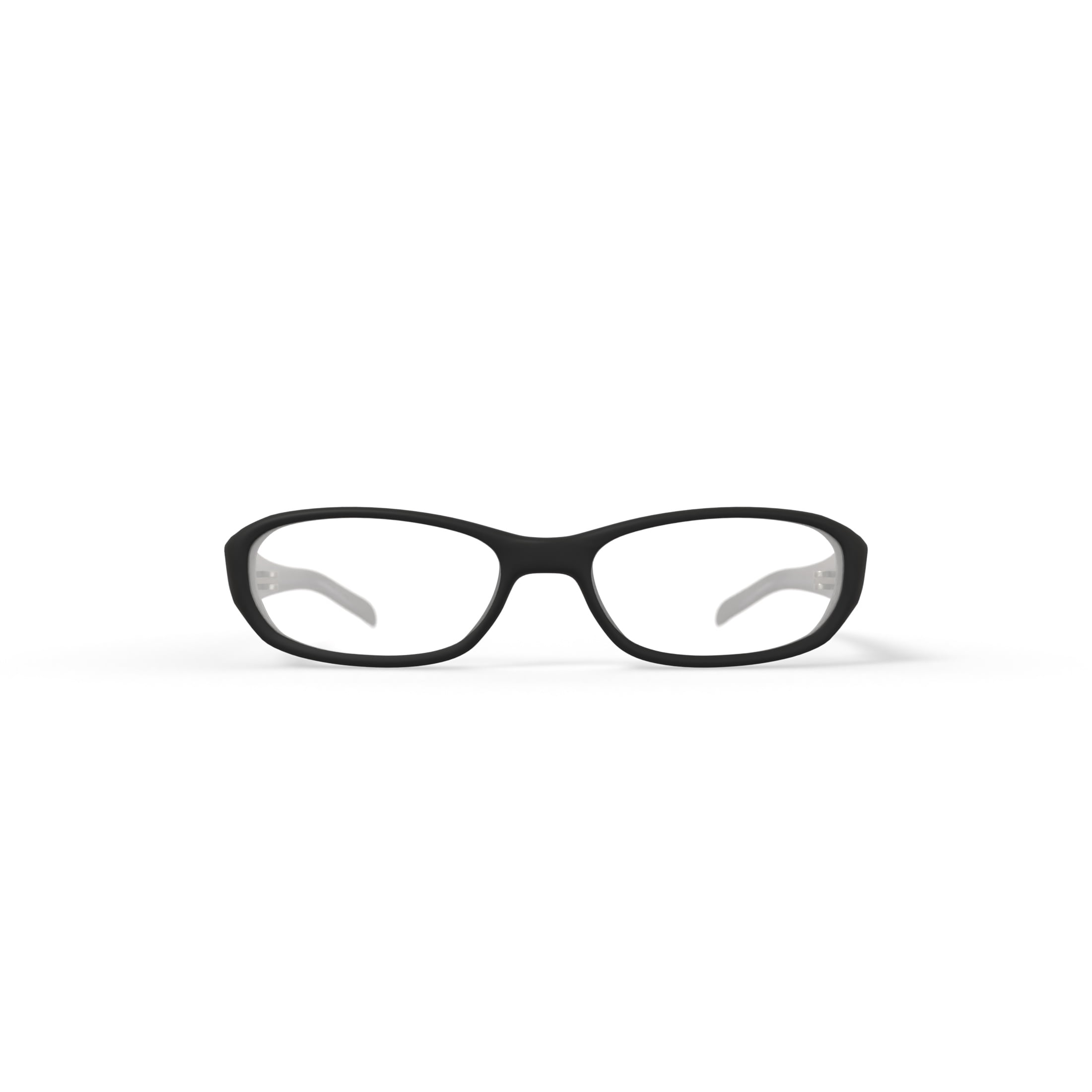 Walmart Women's FM11100 Oval Prescription Eyeglasses with Case, Black Crystal