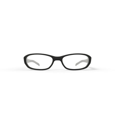 Walmart Women's FM11100 Oval Prescription Eyeglasses with Case, Black Crystal