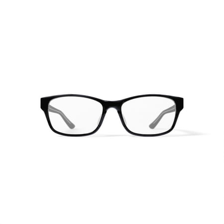 Walmart Women's FM14031 Rectangular Prescription Eyeglasses with Case, Black