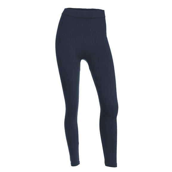 Women's S/M Navy Basic Soft + Stretchy Leggings by Howard's