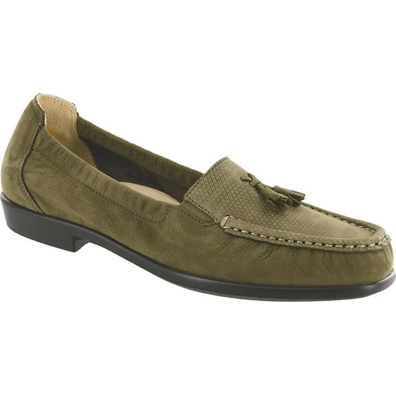 Women's SAS Hope Loafer Green Tundra Leather