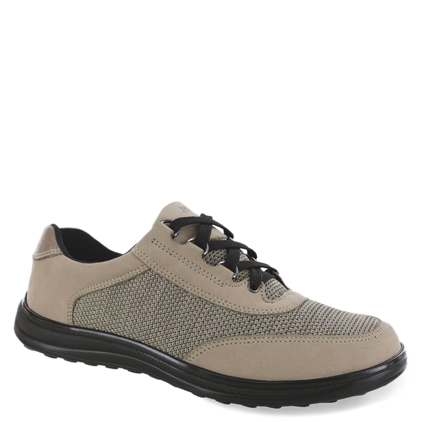 SAS Sneaker Donna Freetime Lace-up, Colore Nero, Taglia 7.5 M, Tomaia In Pelle, Plantare Rimovibile CoolStep, Sistema EZ Lace, Tecnologia TRIPAD Per Assorbimento Urti